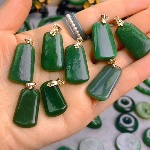 未镶嵌和田玉挂件小无事牌