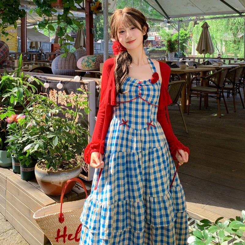 森女部落复古纯色显白开衫短款上衣修身新款原创短外套女2025年夏