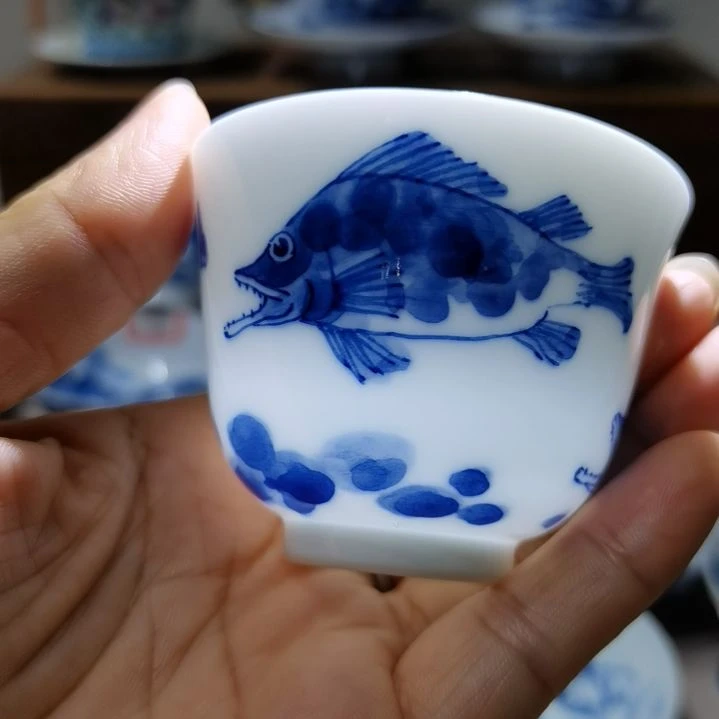 杯张学鸿老师青花
