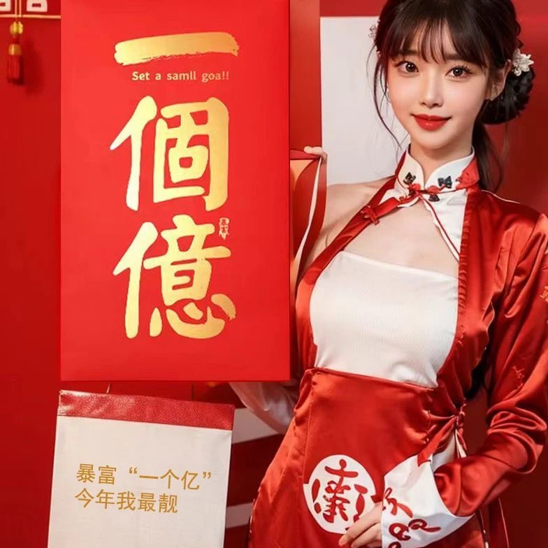这才是大红包!350X205超大尺寸红包新年女友个性晒圈仪式感红包