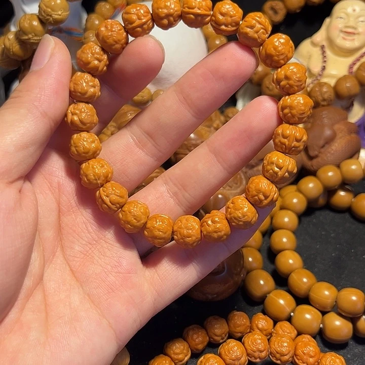 橄榄核手串/手链猴头1.1金蟾