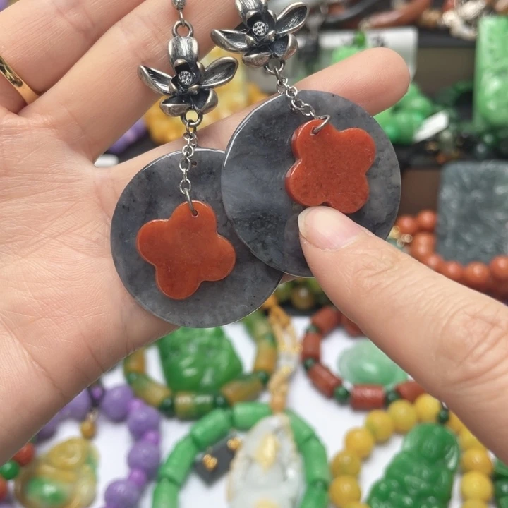 翡翠未镶嵌手链耳坠40