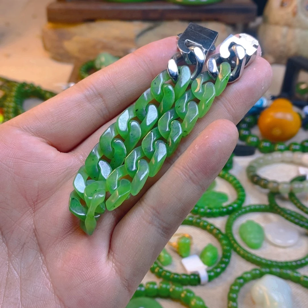 和田玉手链未镶嵌