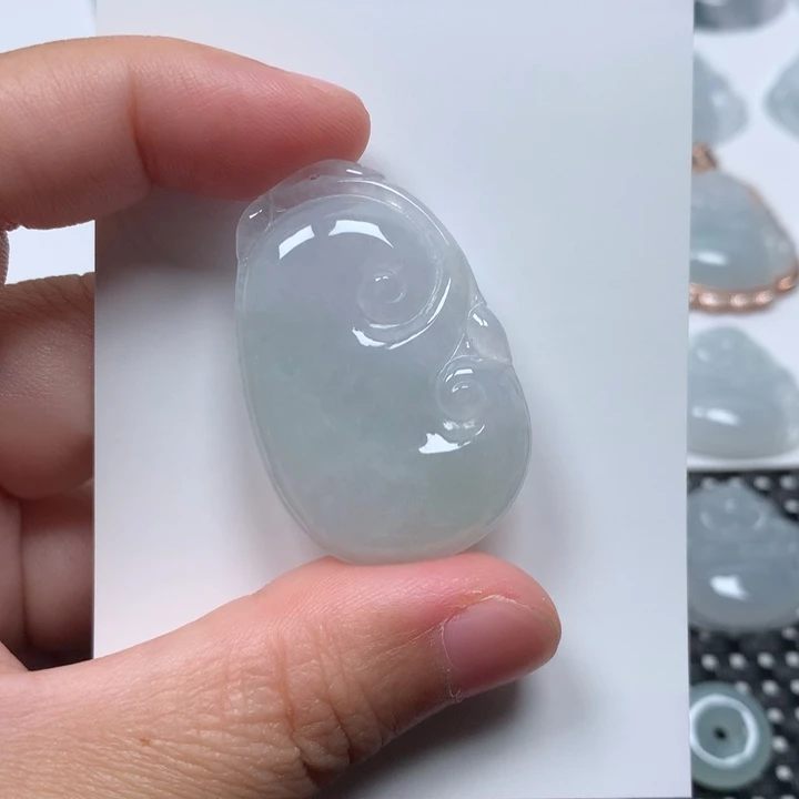 翡翠未镶嵌吊坠(不含链)如意