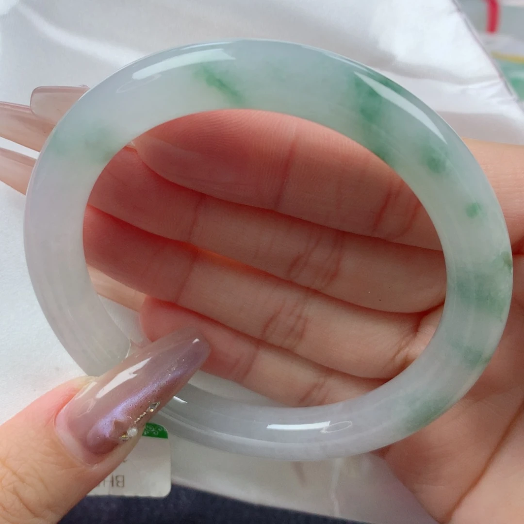 未镶嵌手镯翡翠缅甸天然翡翠A货58.9