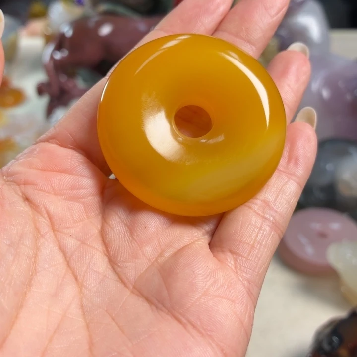 玛瑙/玉髓未镶嵌吊坠(不含链)