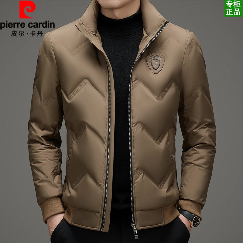 皮尔卡丹男款高品质【90白鸭绒】羽绒冬季极寒系列休闲百搭时尚外套