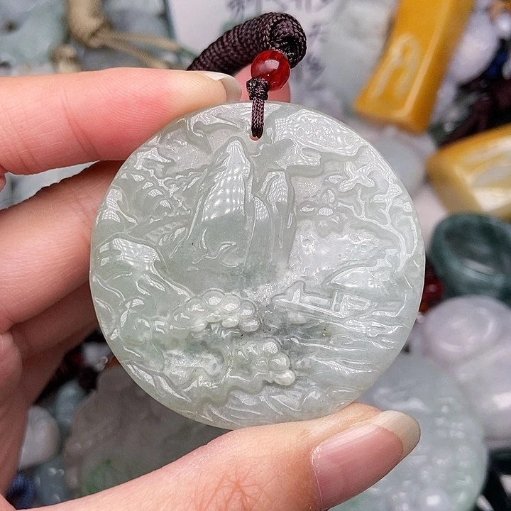 颈饰未镶嵌翡翠翡翠