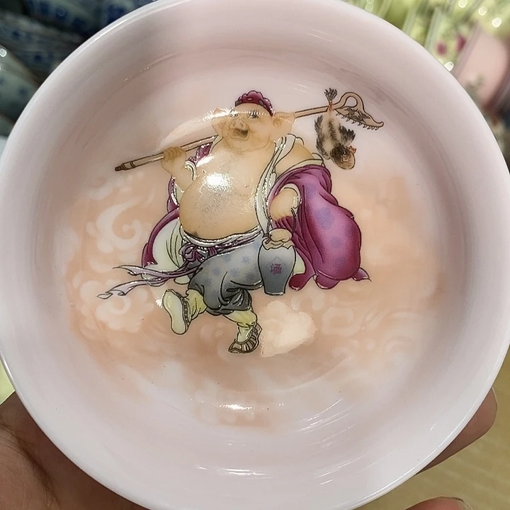 摆件景德镇陶瓷主人杯24556