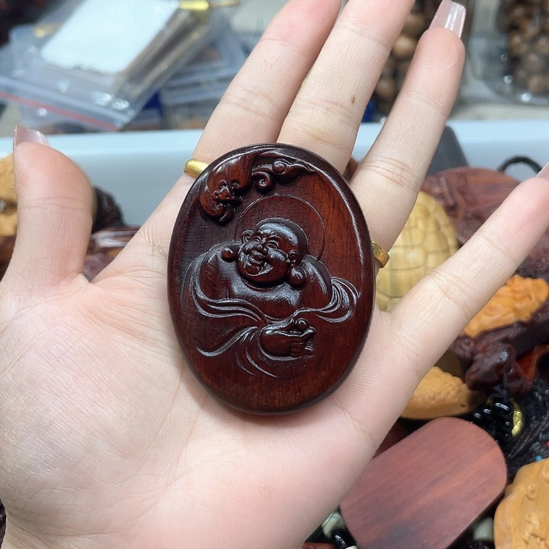 维腊木（绿檀）无事牌