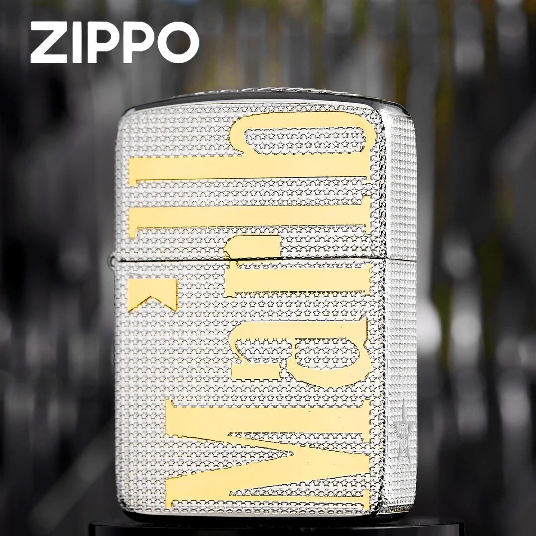 ZIPPO打火机正品/1941镀银鎏金万宝路满天星牛头【达人专属】DYJ1