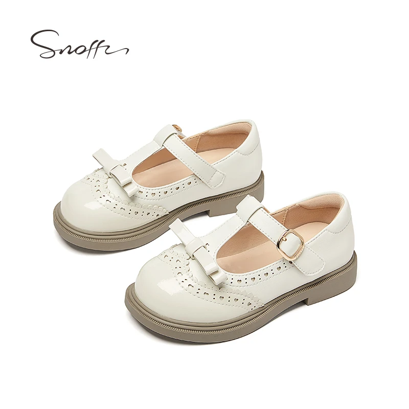 【断码捡漏】斯纳菲儿童皮鞋春秋女孩时尚女童公主鞋欧若智性风百搭