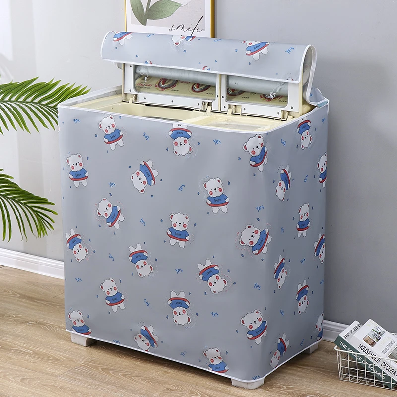 双桶洗衣机罩子防水防晒老式半自动双缸套子海尔小天鹅通用防尘罩