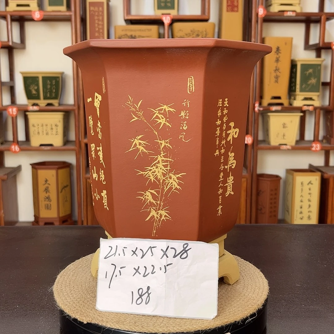 紫砂花盆紫砂花盆