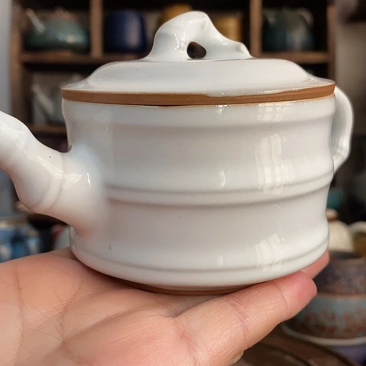 中国神后钧瓷茶具微瑕处理