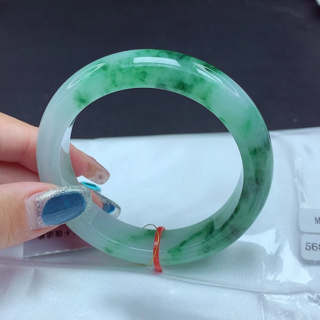 未镶嵌手镯翡翠56圈979