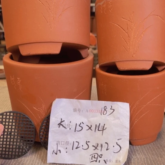 紫砂花盆紫紫砂盆