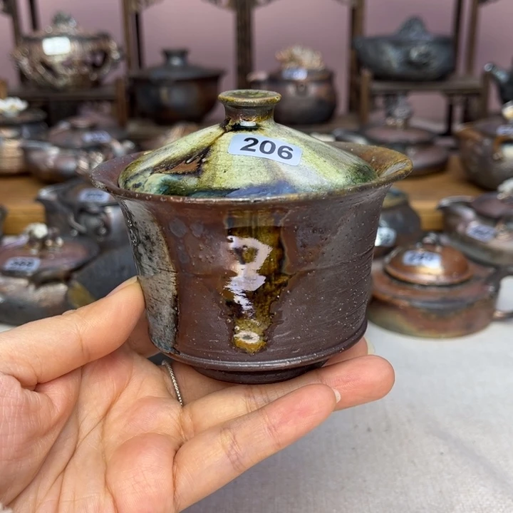 壶裸柴烧陶瓷茶具