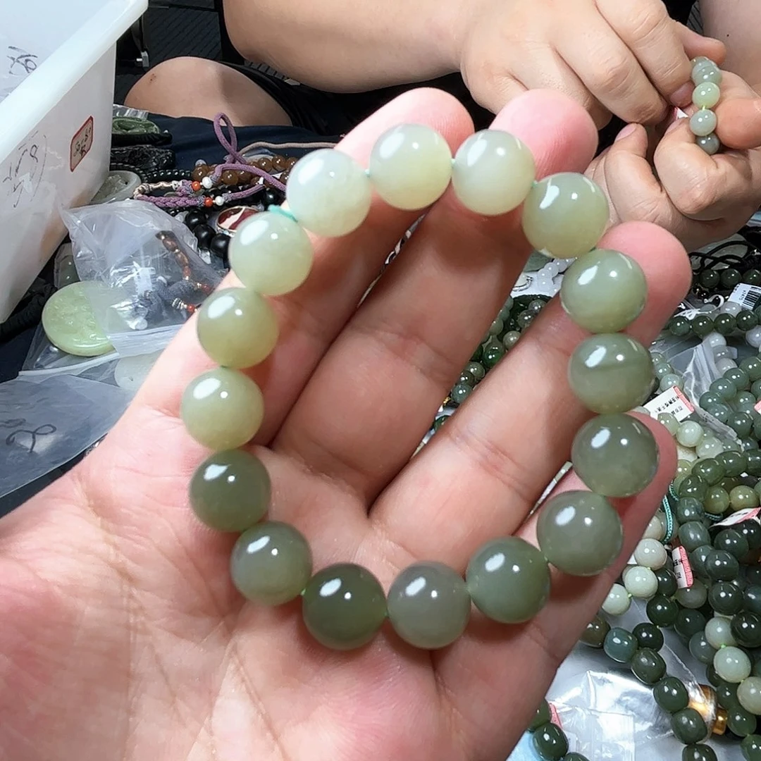 和田玉未镶嵌手链46