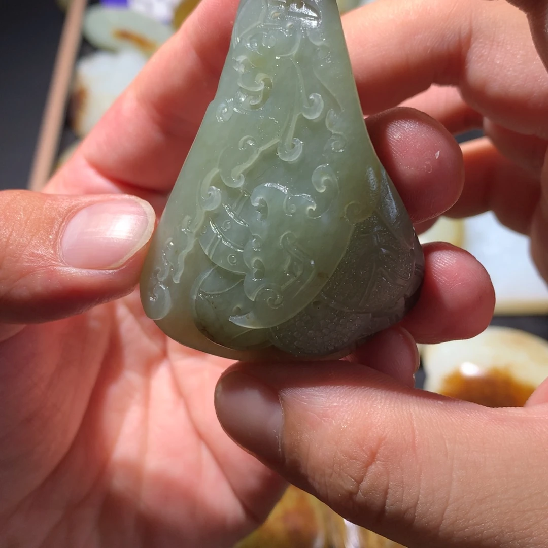和田玉（糖玉）未镶嵌挂件