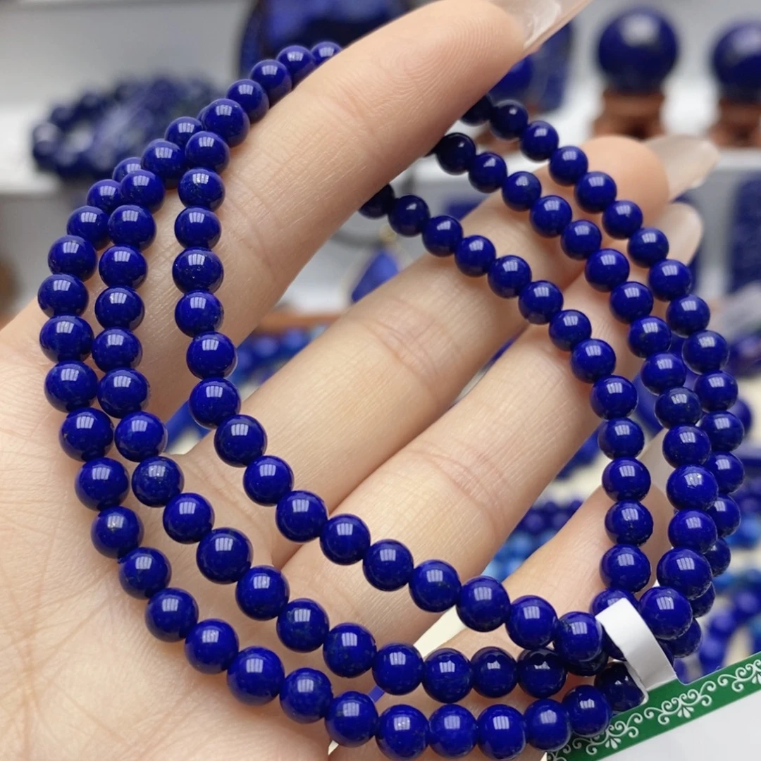 青金石未镶嵌手链4.8mm