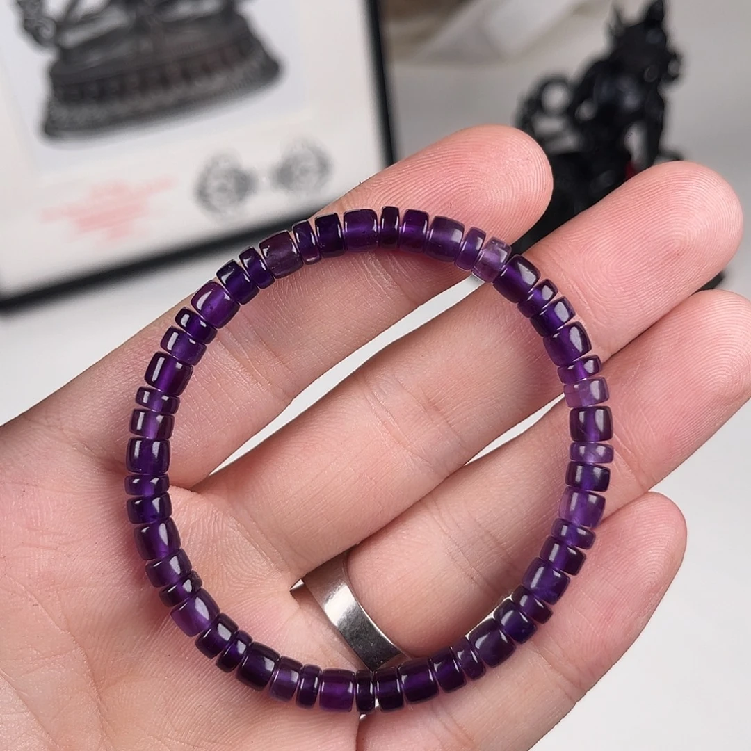 手链烟晶未镶嵌紫水晶单圈