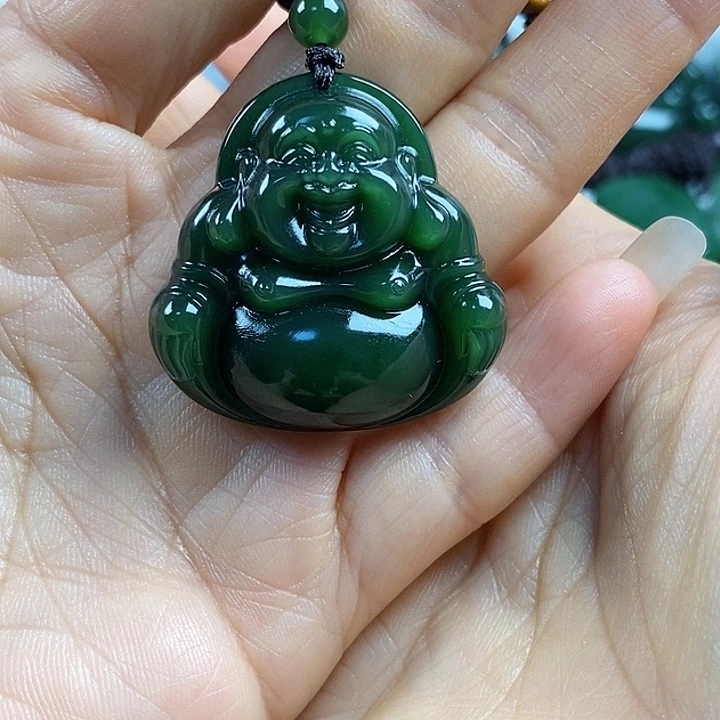 和田玉（碧玉）未镶嵌吊坠(不含链)34