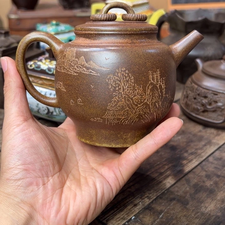茶壶紫砂紫砂壶作品