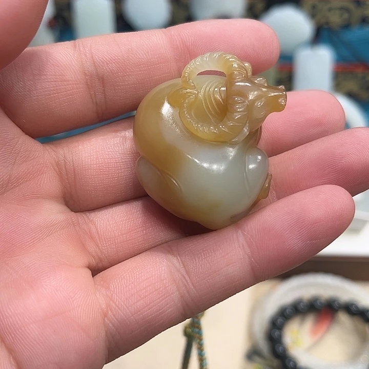 吊坠(不含链)未镶嵌和田玉
