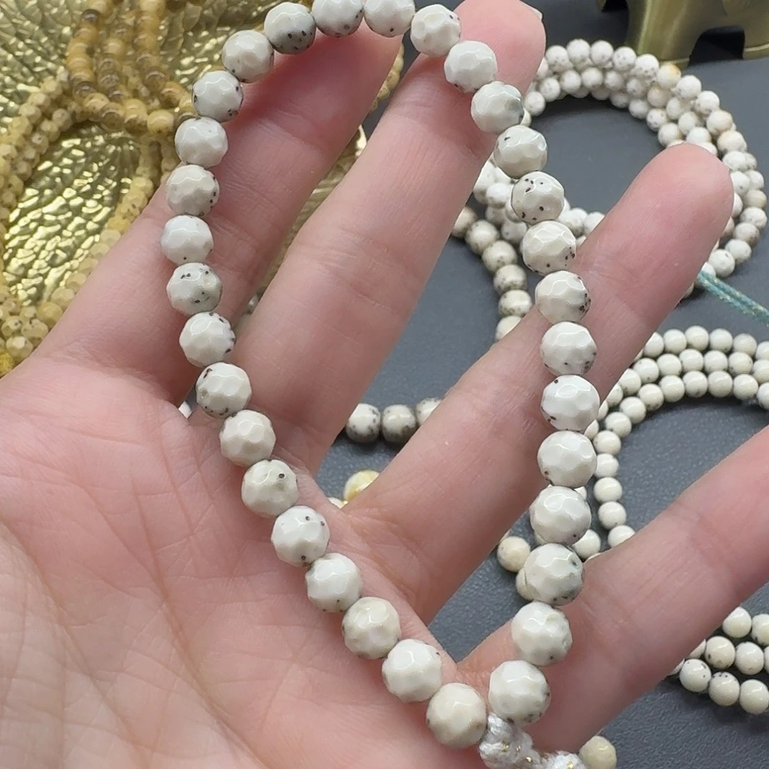 星月菩提吊坠6.6石玉料无相手持