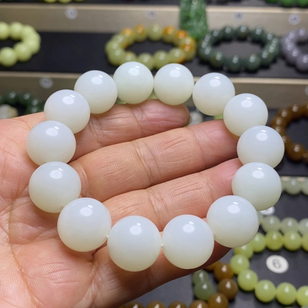 和田玉手串未镶嵌