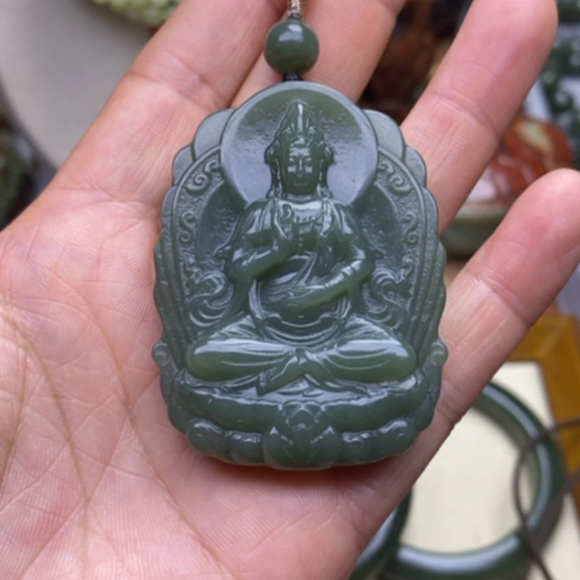 【闪购商品】未镶嵌和田玉挂件匡**义