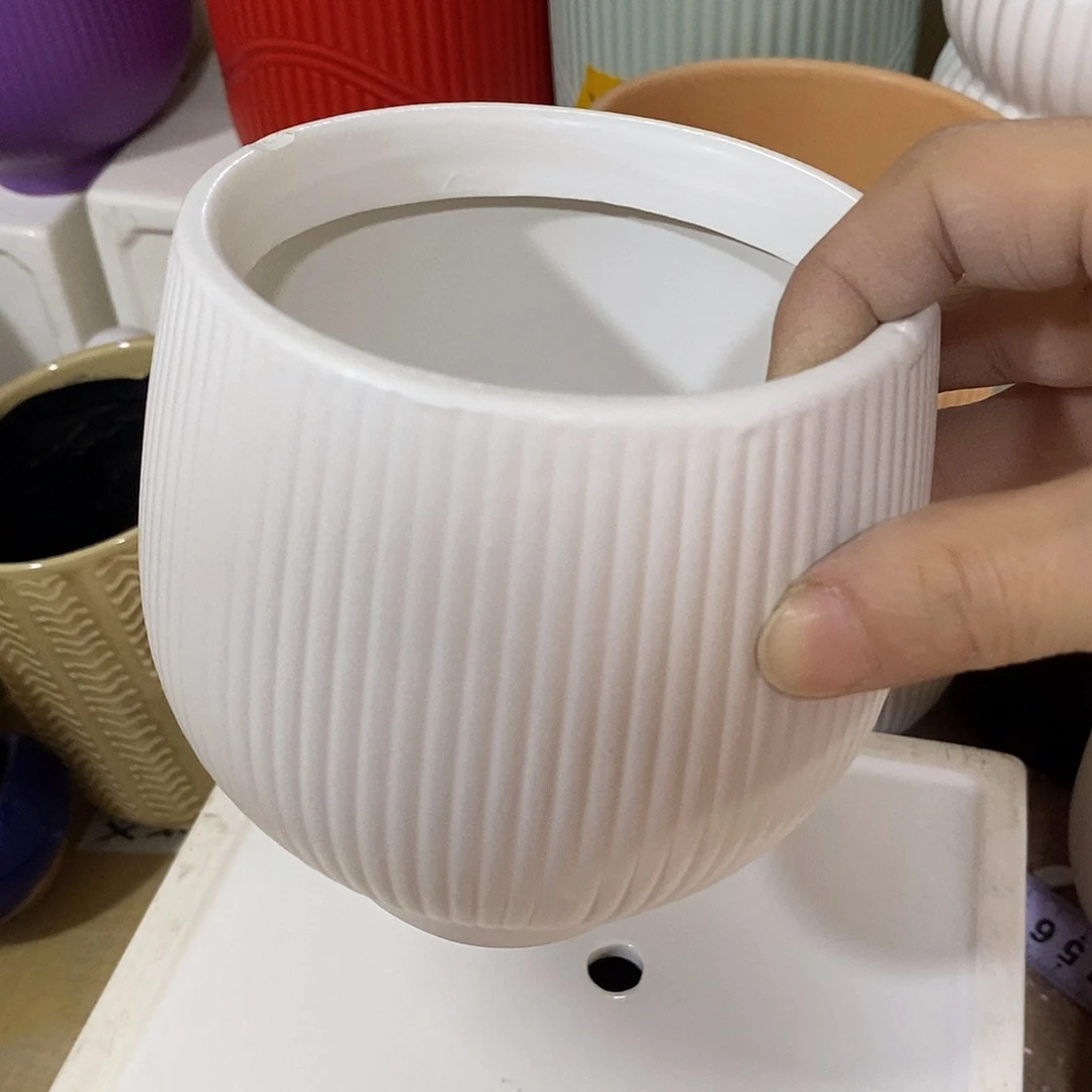 杯子陶陶盆有孔 瑕疵介意勿拍
