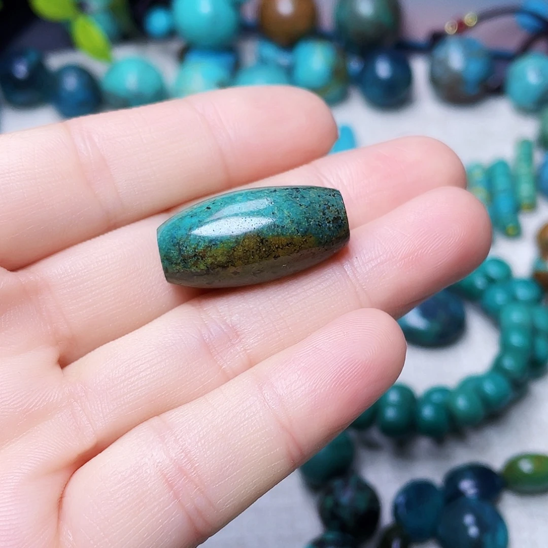 绿石头十堰原生态绿石头特色手工散珠