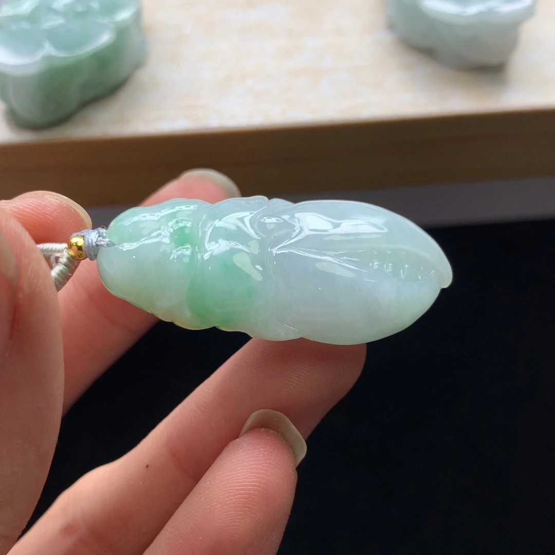 翡翠未镶嵌颈饰吊坠