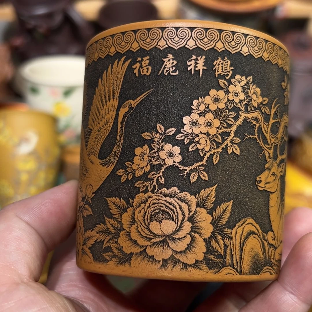 茶杯紫砂宜兴紫砂主人杯