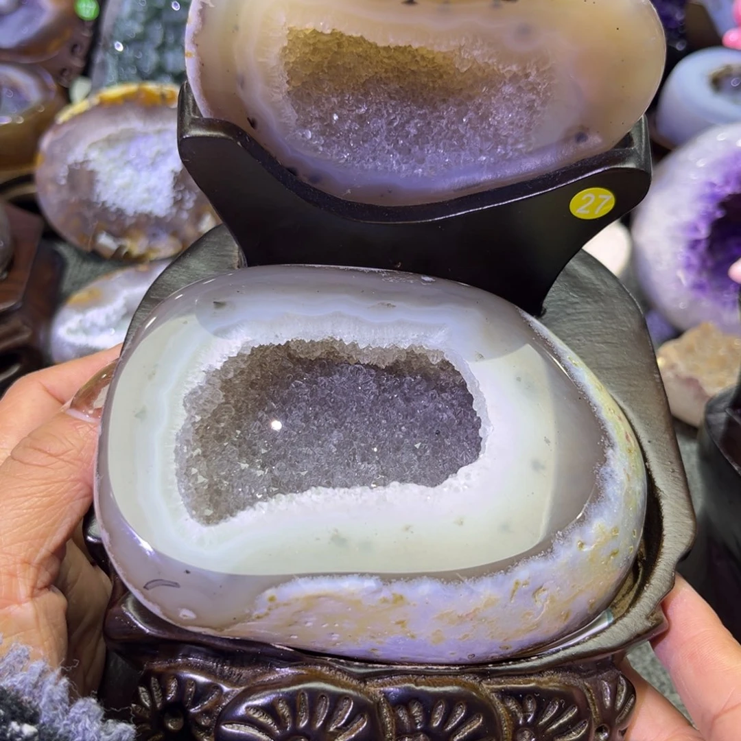 摆件紫晶未镶嵌水晶