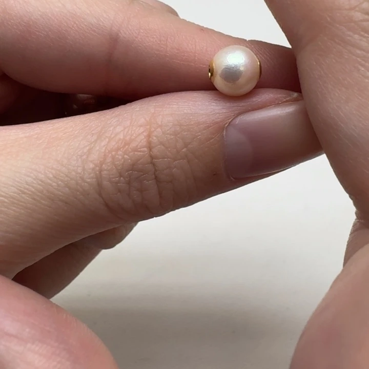 颈饰海水珍珠18K金镶嵌