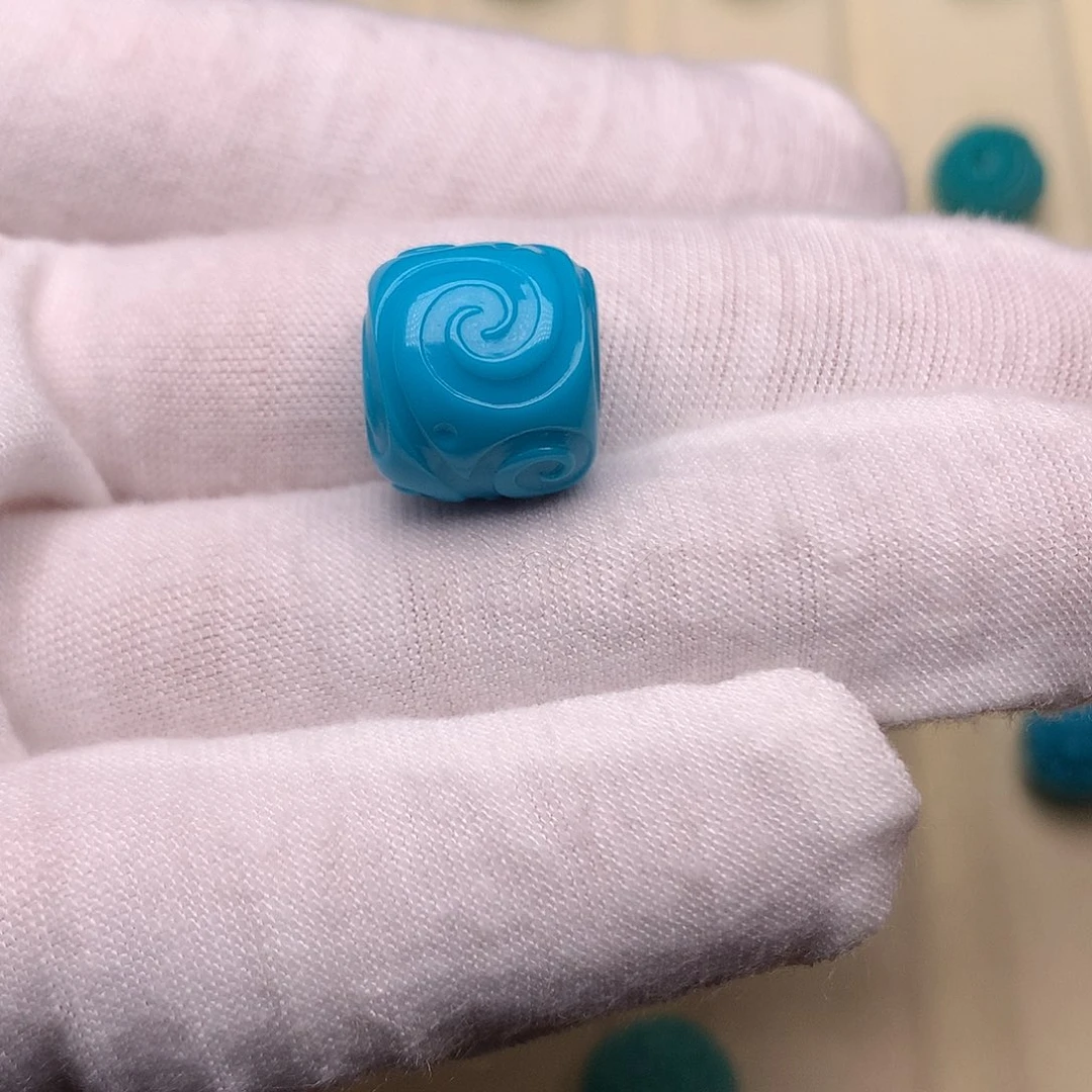 绿松石未镶嵌绿松石博古13.5