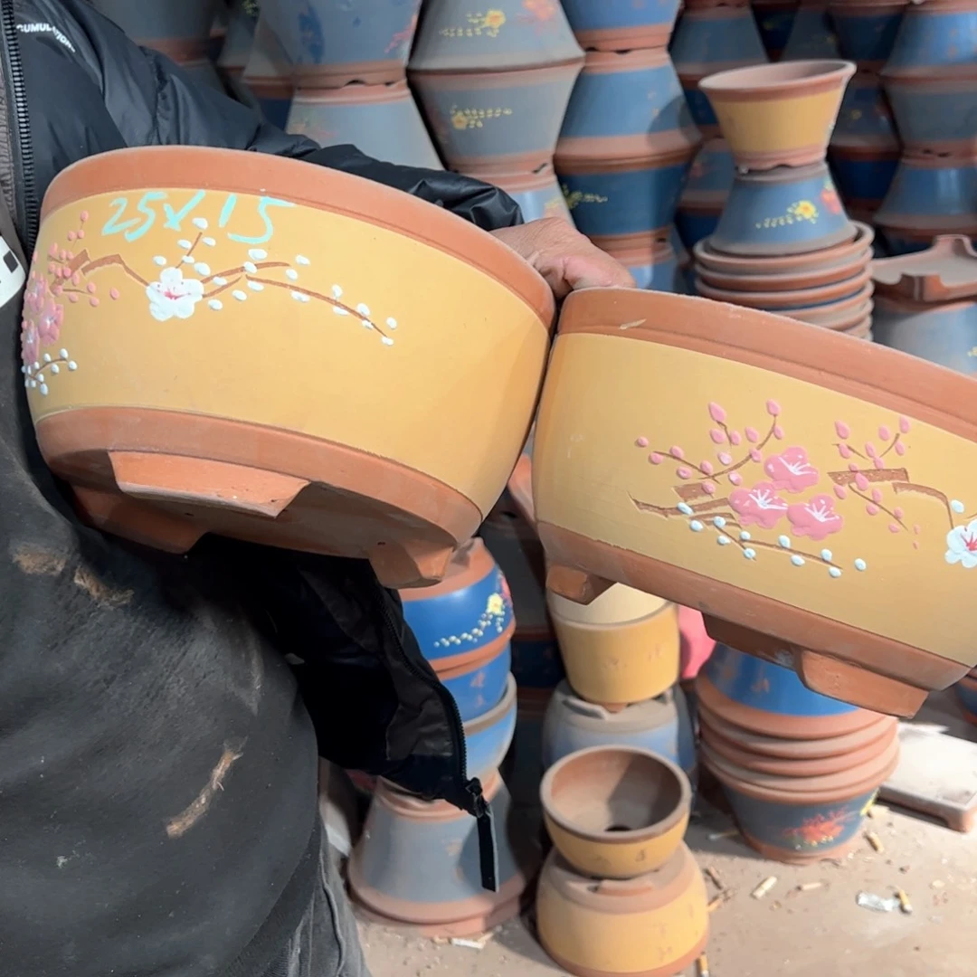 紫砂花盆紫砂花盆