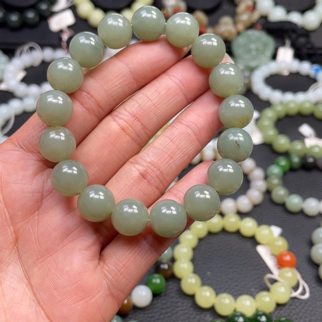 和田玉未镶嵌手链