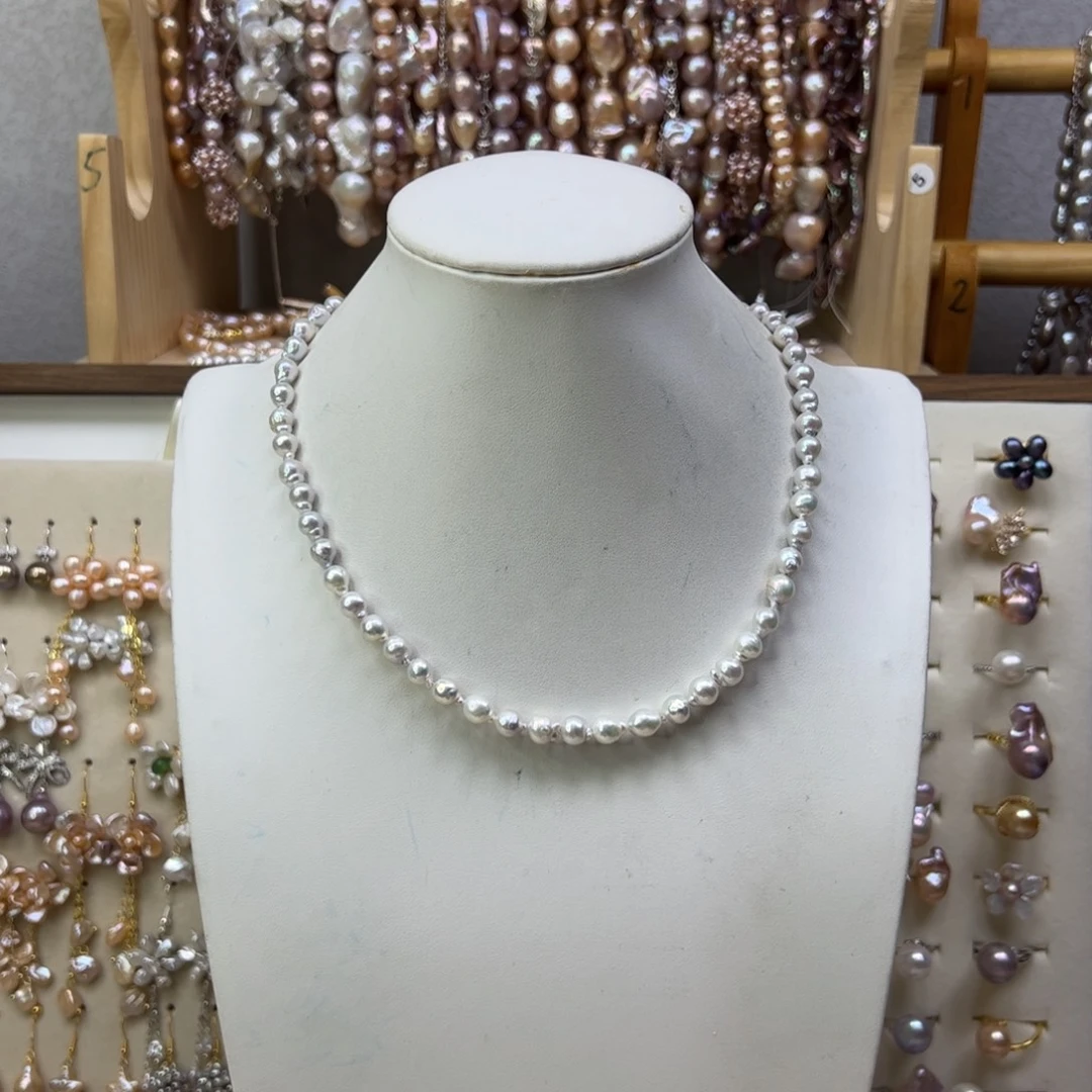 合金手绳淡水珍珠