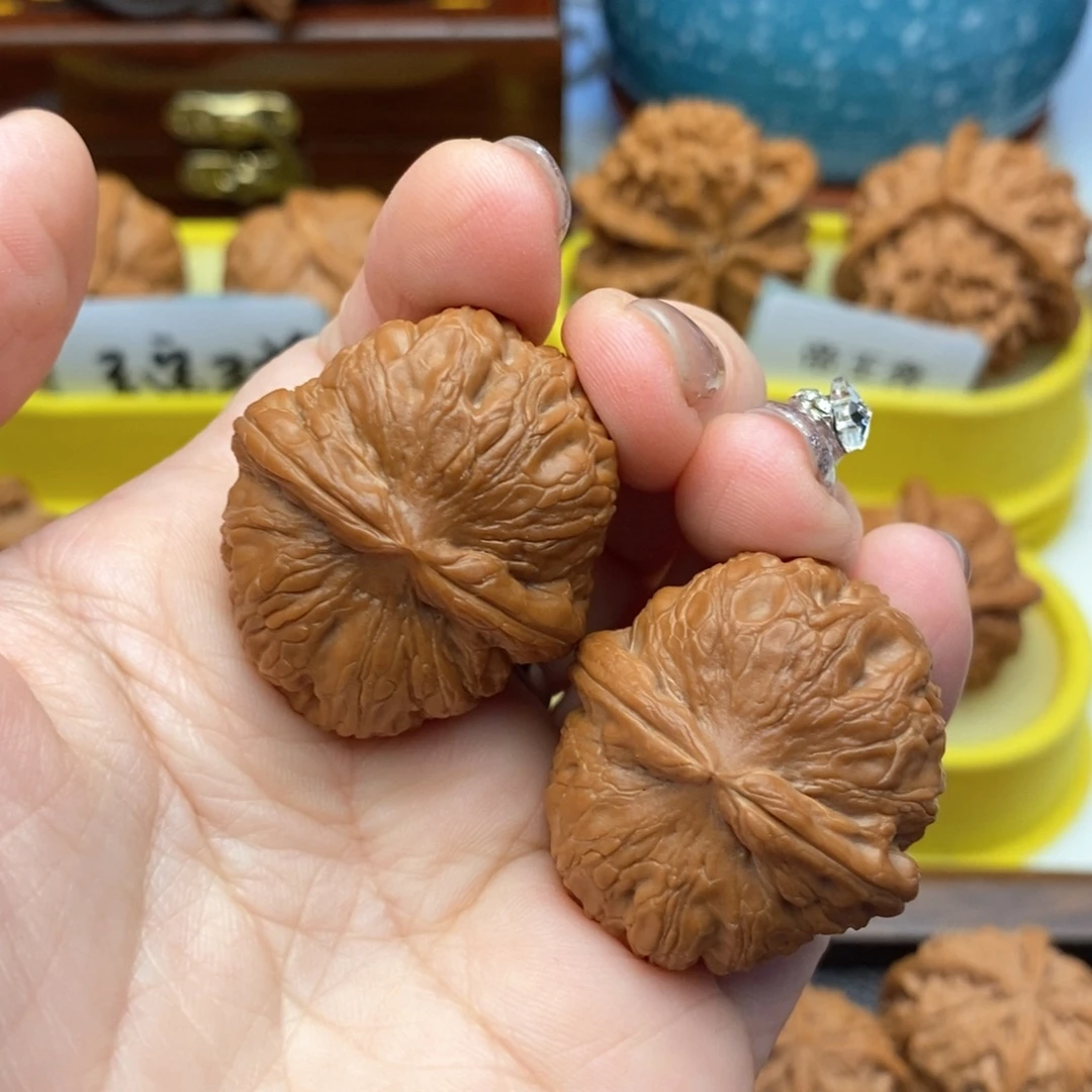 文玩核桃把件35尺元宝677号