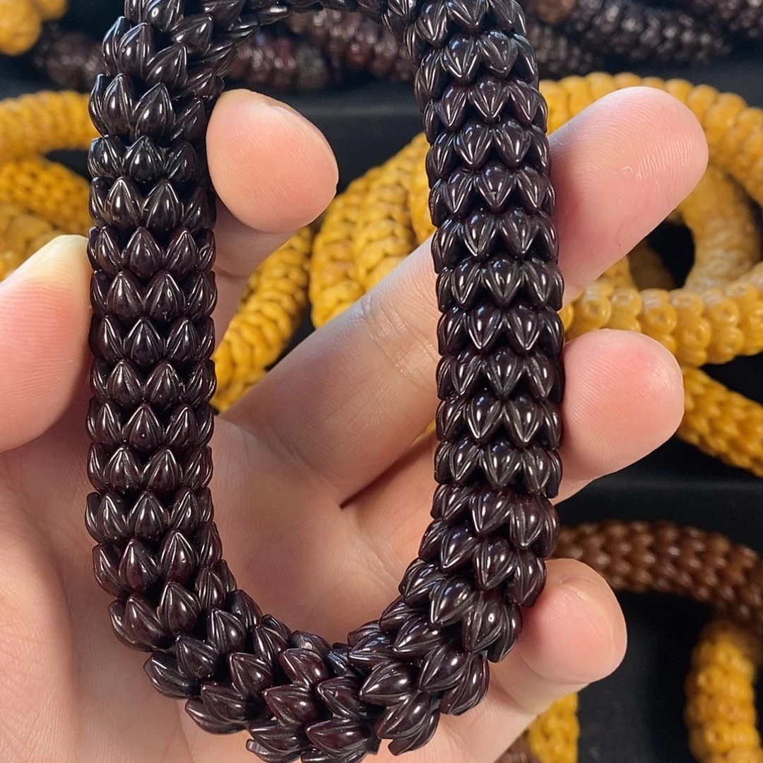 手串紫金鼠包浆莲花16