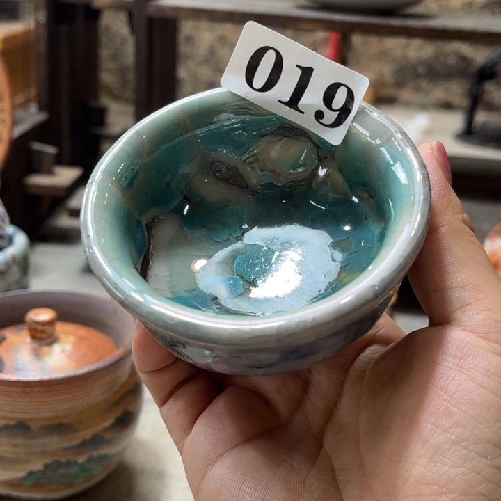 其他全手工柴烧志野杯019