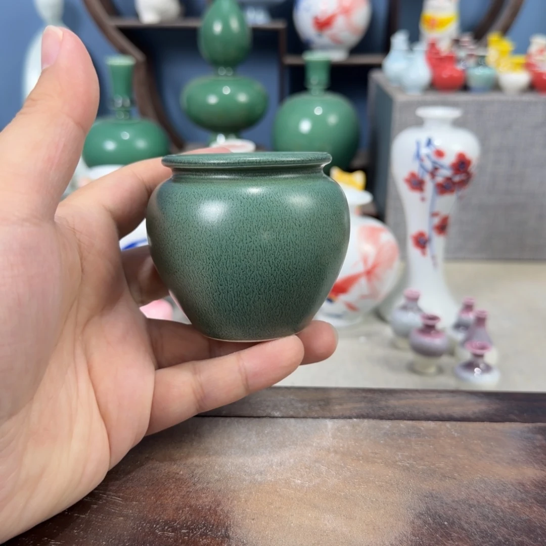 陶瓷手工小花器摆件