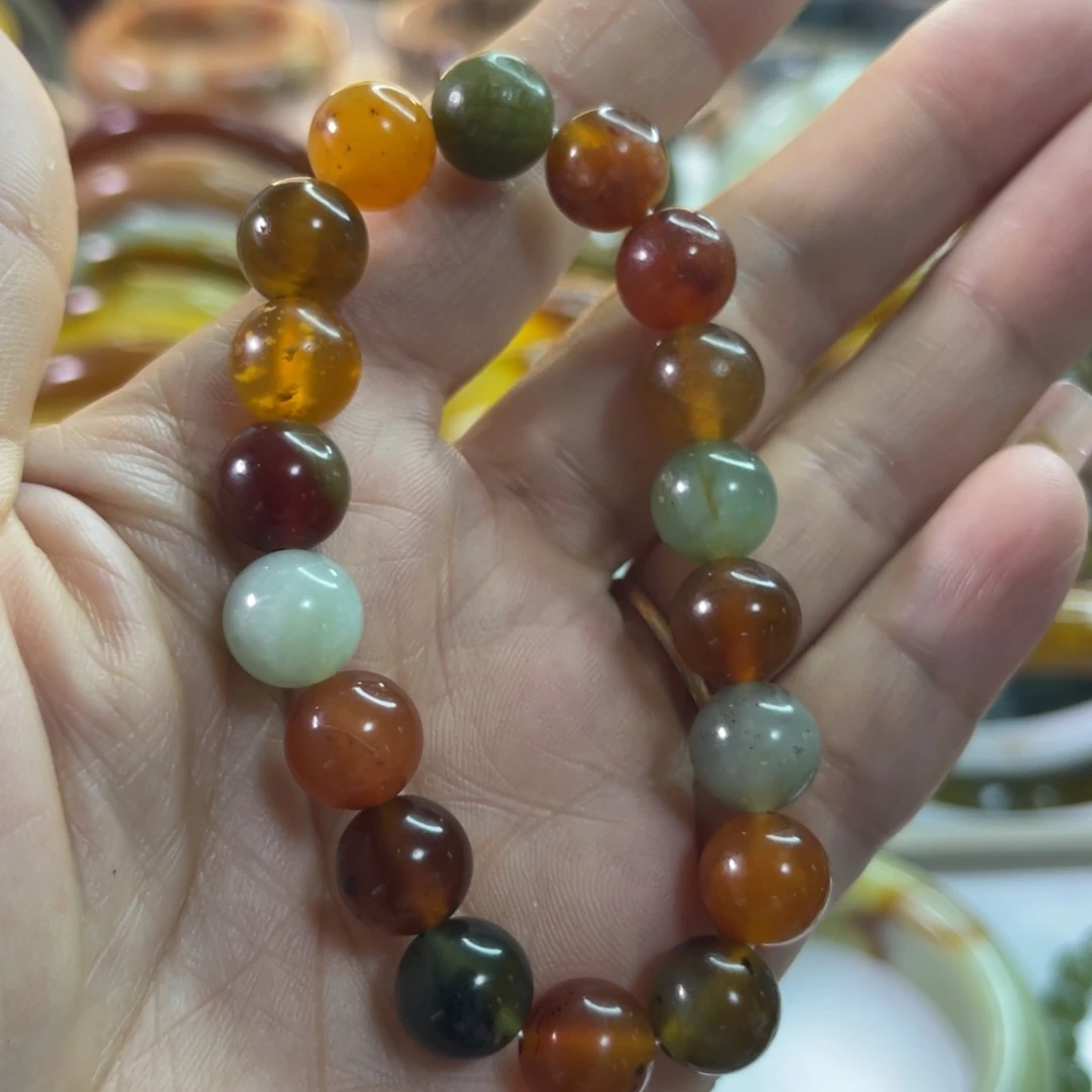 蛇纹石玉未镶嵌手串