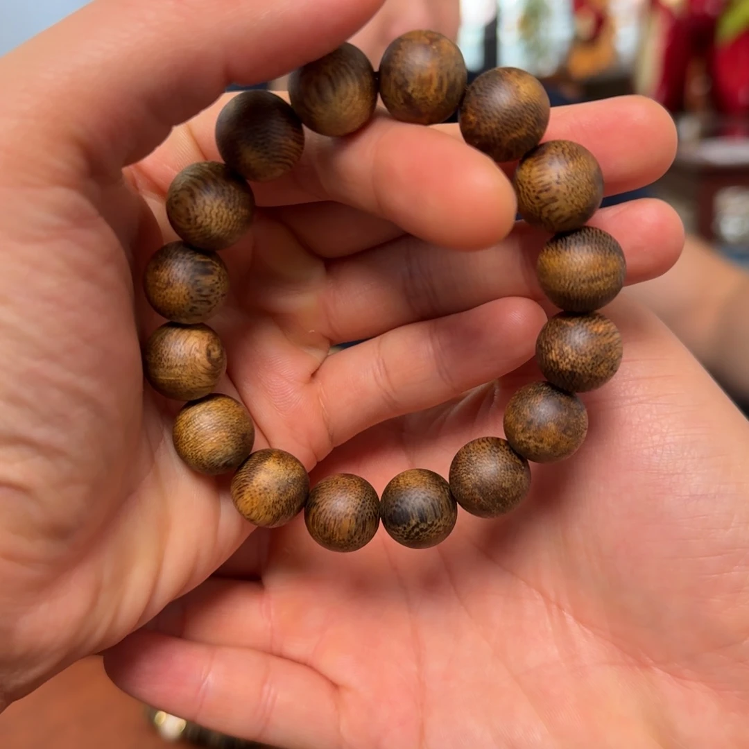 手串沉香95分浮沉 卡14圆珠