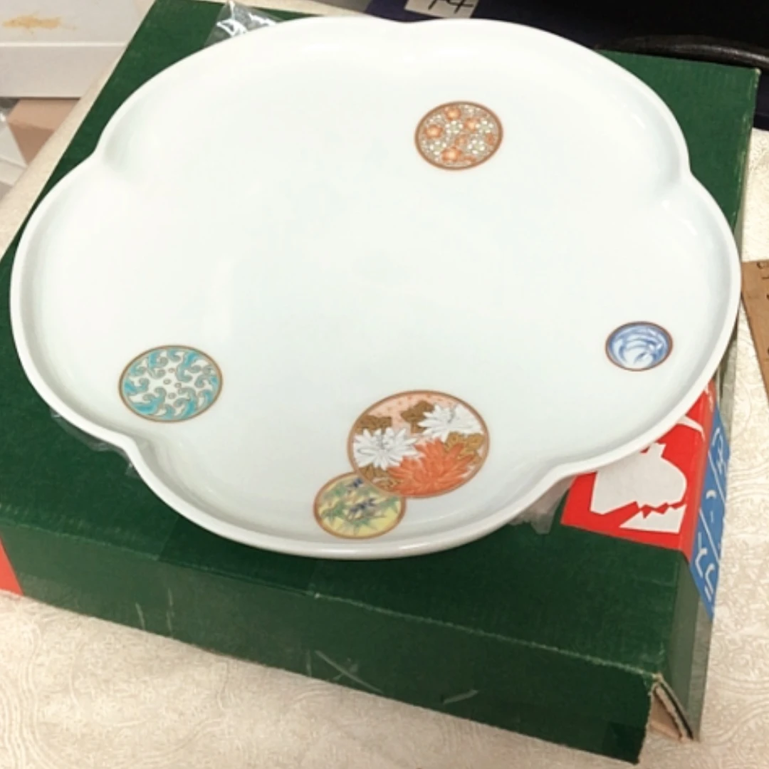 【闪购商品】碗骨瓷万国博览会梅花大盘
