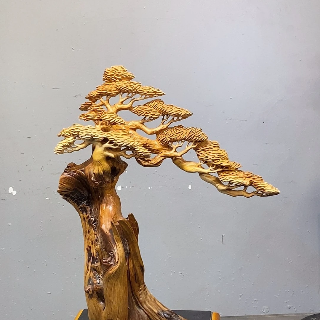 柏木（崖柏）木雕艺术作品欣赏